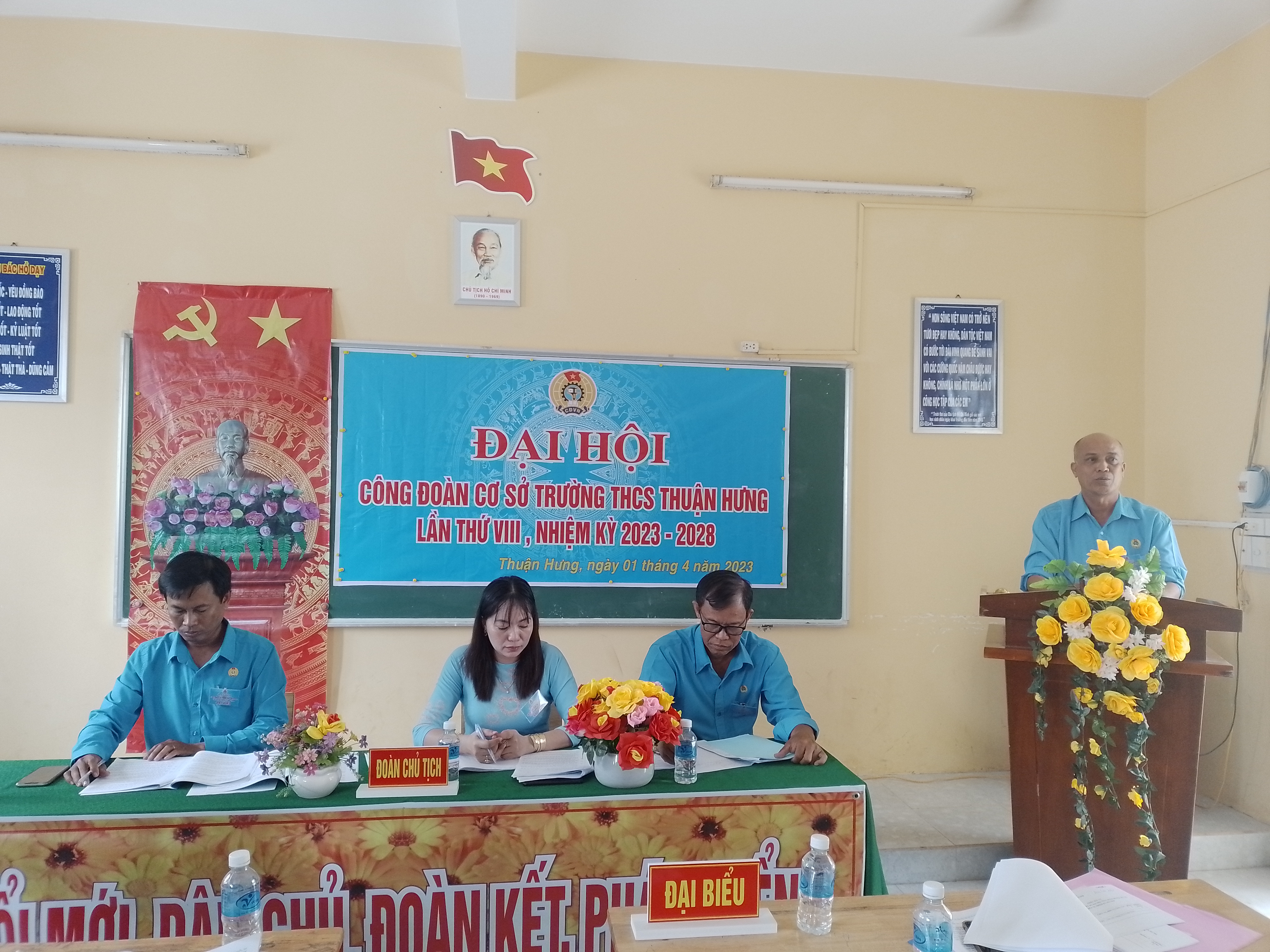 Đại hội Công đoàn cơ sở Trường THCS Thuận Hưng lần thứ 8 nhiệm kì 2023-2028